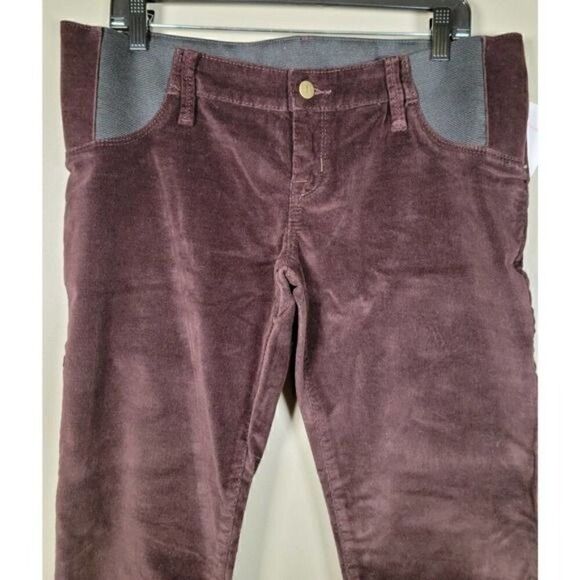 Isabel Maternity Velvet Pants Sz 10 - Picture 3 of 11